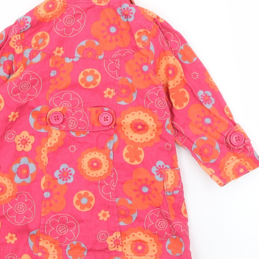 Pumpkin Patch Girls Pink Floral Jacket Size 2 Years