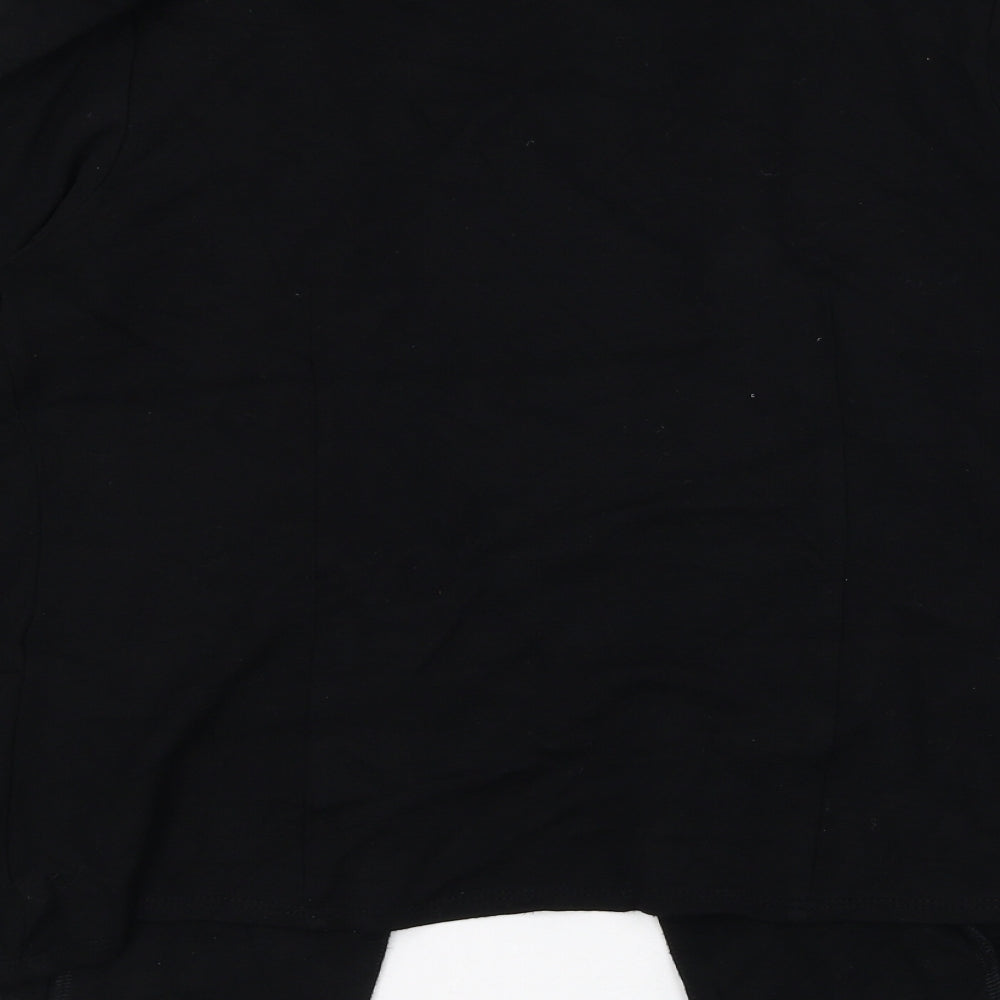 Wallis Womens Black Square Neck Polyester Cardigan Jumper Size S