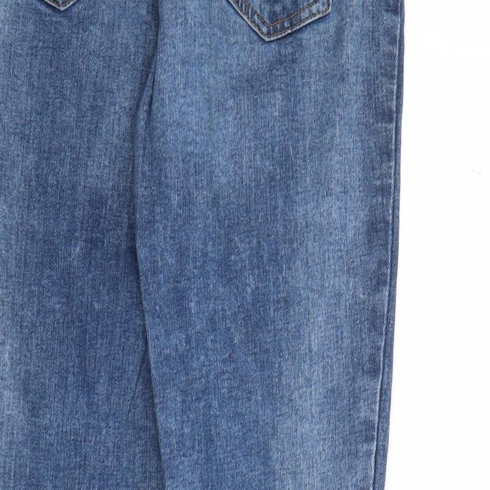 New Look Womens Blue Cotton Skinny Jeans Size 8 L26 in Regular