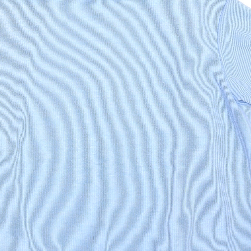 Bonmarché Womens Blue V-Neck Polyester Cardigan Jumper Size S