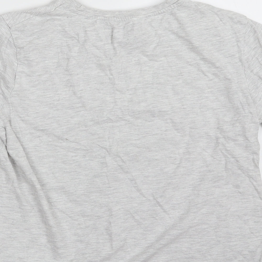 Primark Boys Grey Cotton Basic T-Shirt Size 9-10 Years Crew Neck Pullover - Create Your Own Rules