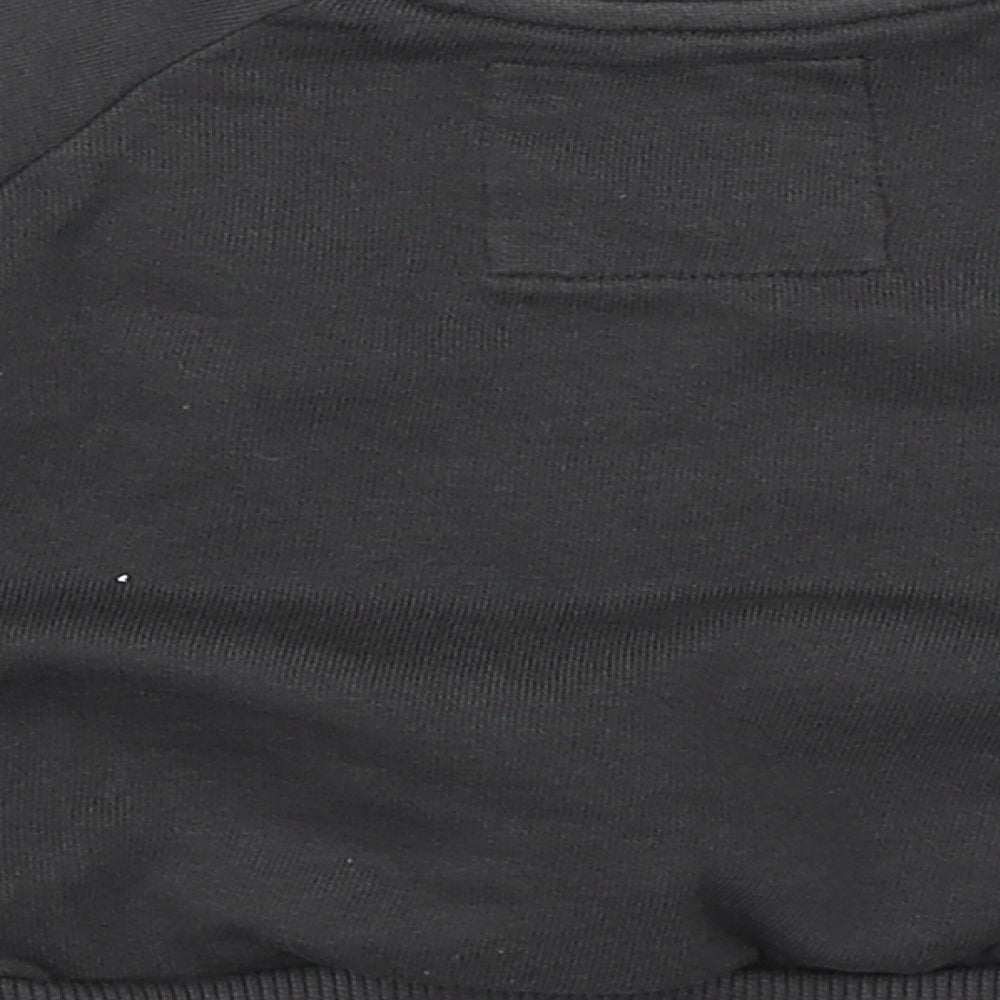 NEXT Girls Grey 100% Cotton Pullover Jumper Size 3-6 Months Pullover