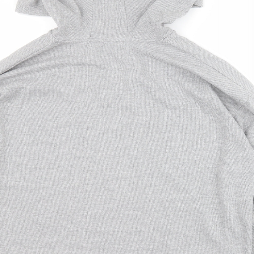 Primark Womens Grey Polyester Pullover Hoodie Size M Pullover