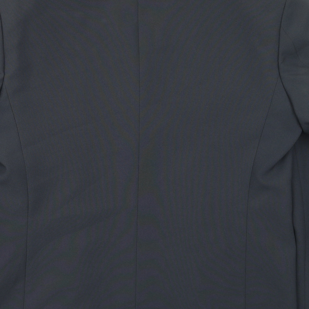 Savatini Mens Blue Polyester Jacket Suit Jacket Size 38