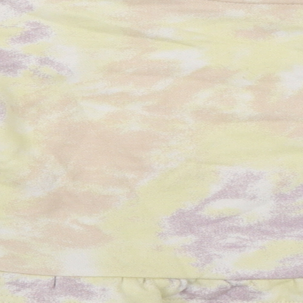 Nutmeg Girls Multicoloured Geometric Cotton Kimono Blouse Size 2 Years Roll Neck - 1 1/2 - 2 years