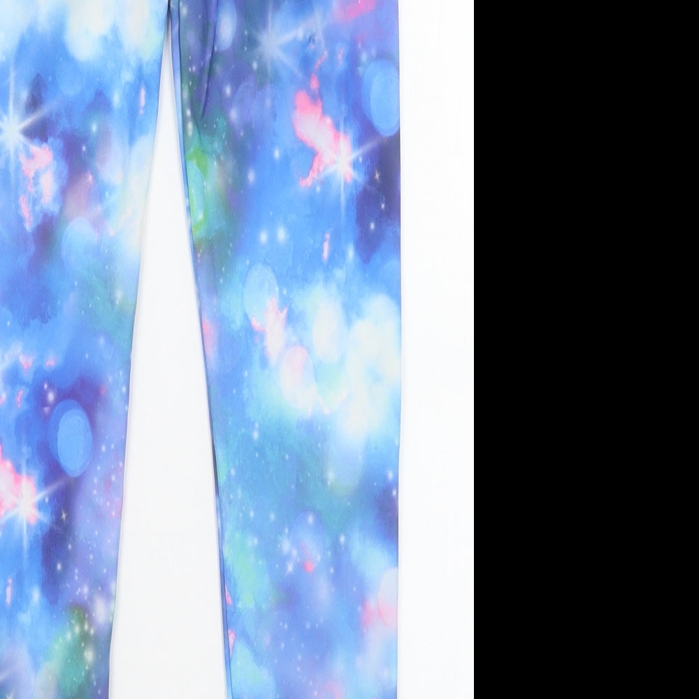 Dunnes Stores Girls Blue Ombré Polyester Capri Trousers Size 9 Months Regular Pullover