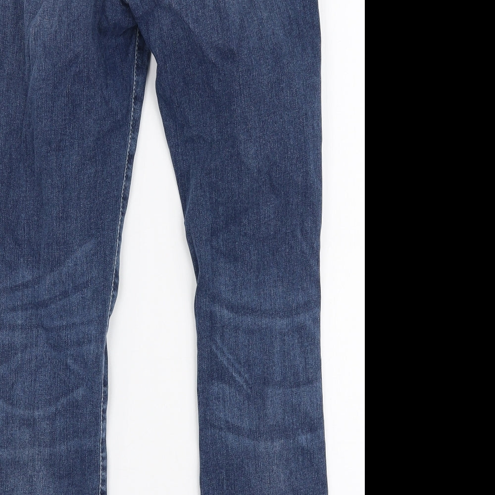 &Denim Womens Blue Cotton Skinny Jeans Size 30 in L28 in Slim Zip