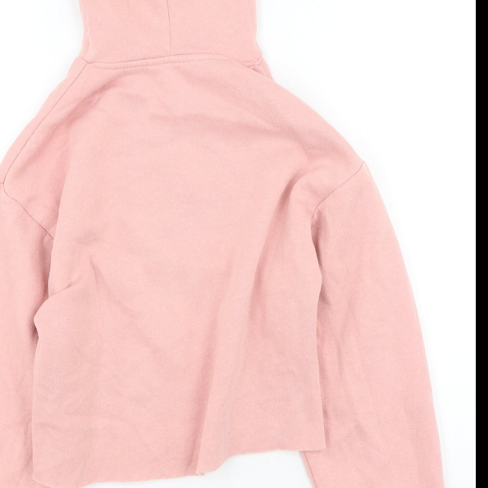 Candy Girls Pink Pullover Hoodie Size 11 Years Pullover - Break rules not hearts