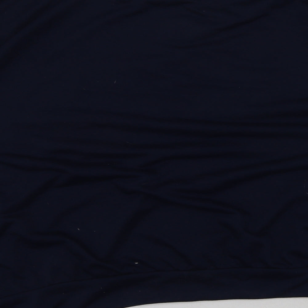 SheIn Womens Blue Round Neck Polyester Pullover Jumper Size XL