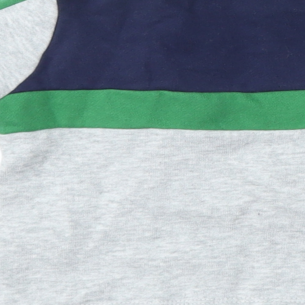 F&F Boys Grey Cotton Pullover Jumper Size 3-6 Months