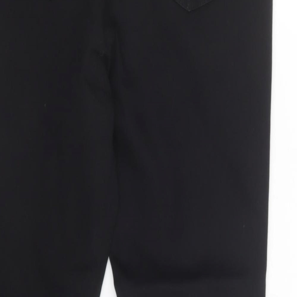 Dunnes Stores Womens Black Cotton Skinny Jeans Size 10 L26 in Regular Button