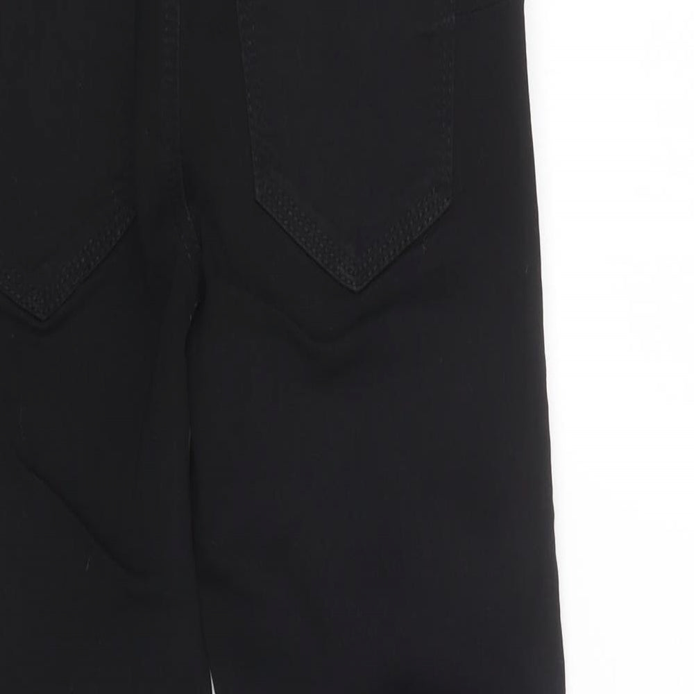 Evermore Womens Black Cotton Skinny Jeans Size 27 in L26 in Regular Button