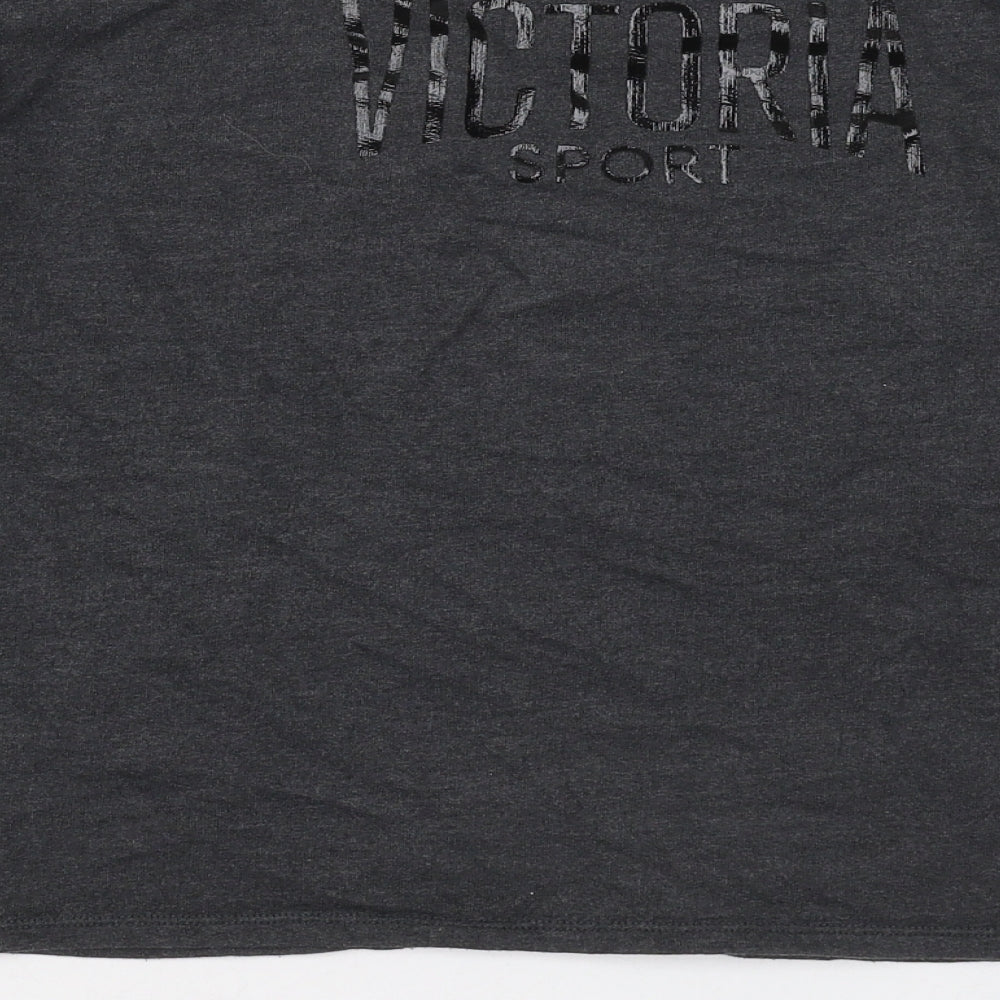 Victoria Sport Womens Grey Cotton Pullover Sweatshirt Size M Pullover - 10