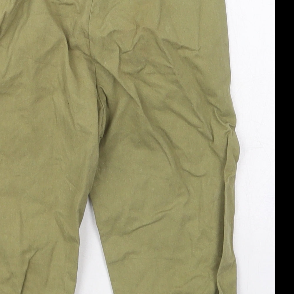 SheIn Boys Green Cotton Cargo Trousers Size 9 Months