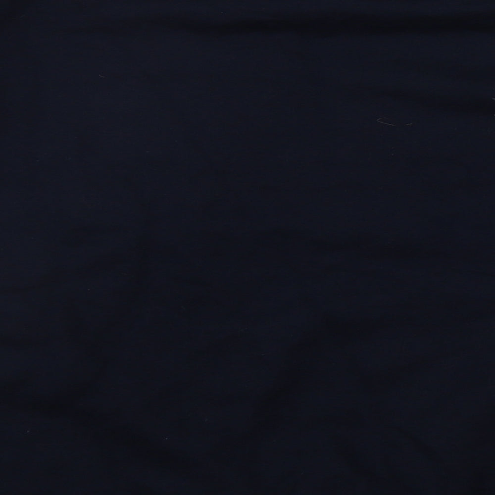Stars & Stipes Mens Blue Round Neck Polyester Pullover Jumper Size S