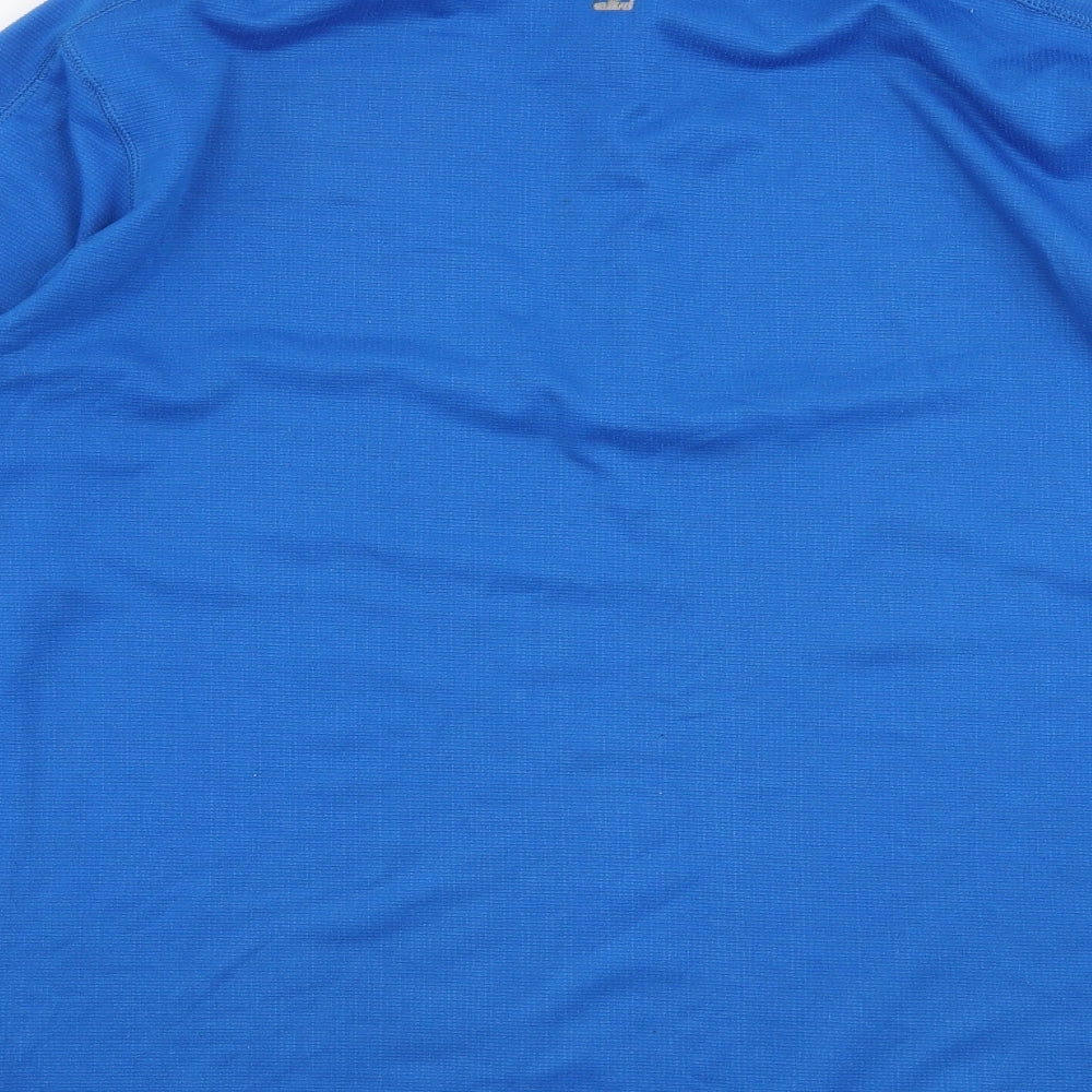 Hind Mens Blue Polyester Pullover Sweatshirt Size M