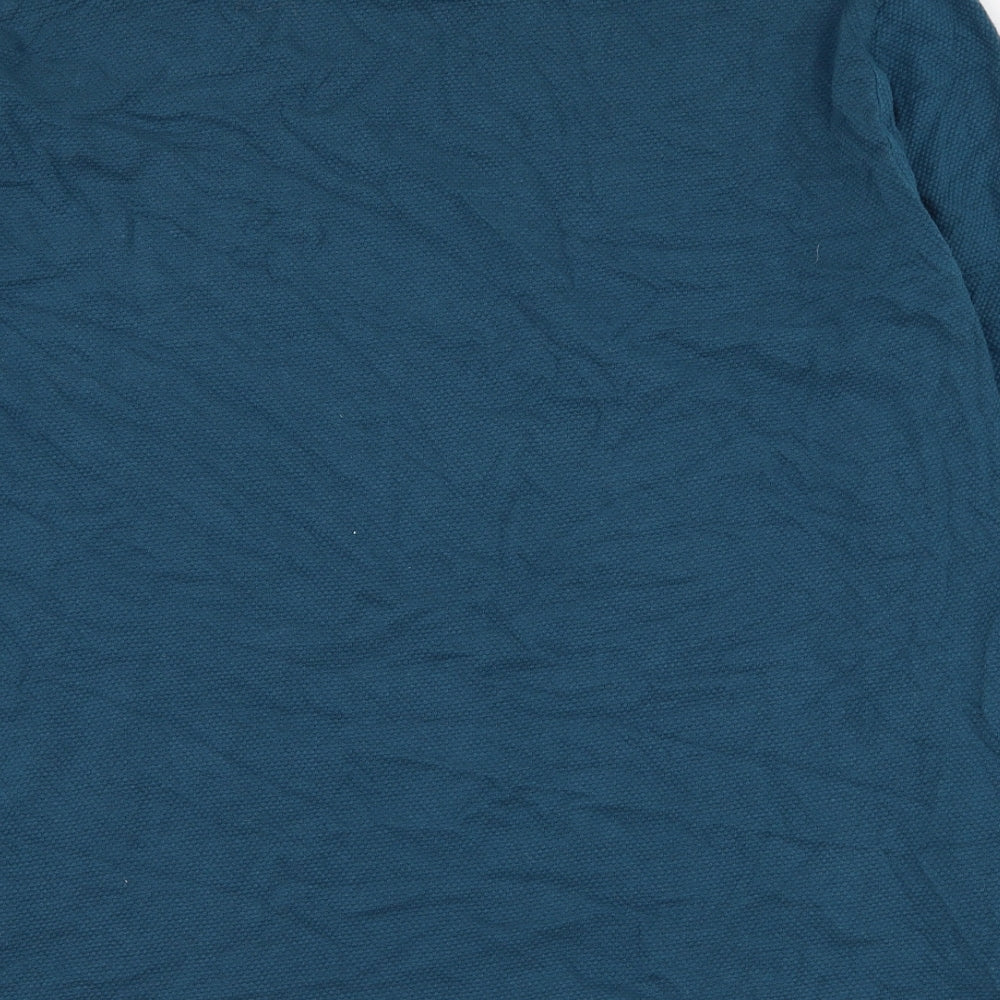 Matalan Mens Blue Cotton Pullover Sweatshirt Size L