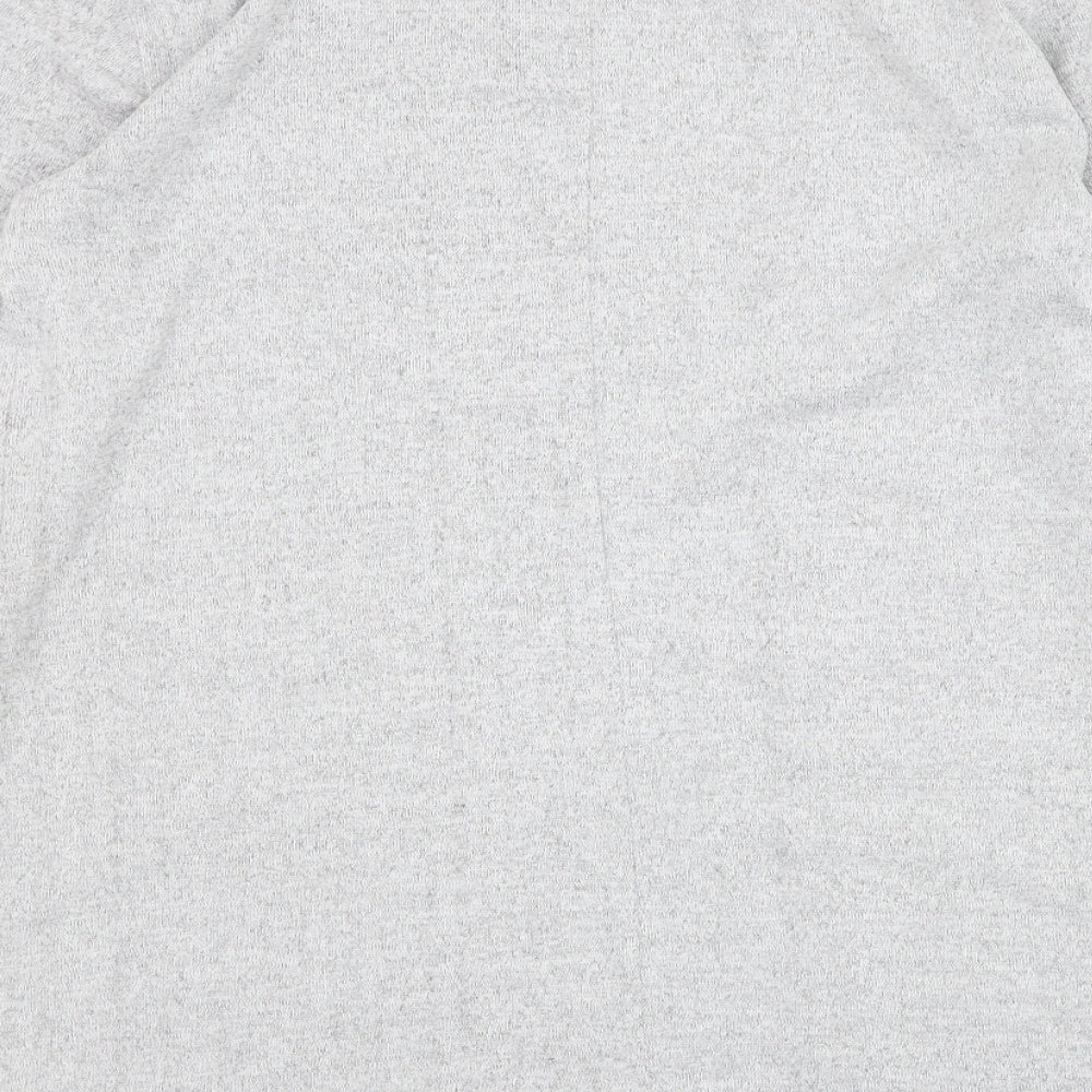 Marks & Spencer Womens Grey Polyester Pullover Sweatshirt Size 12 Pullover