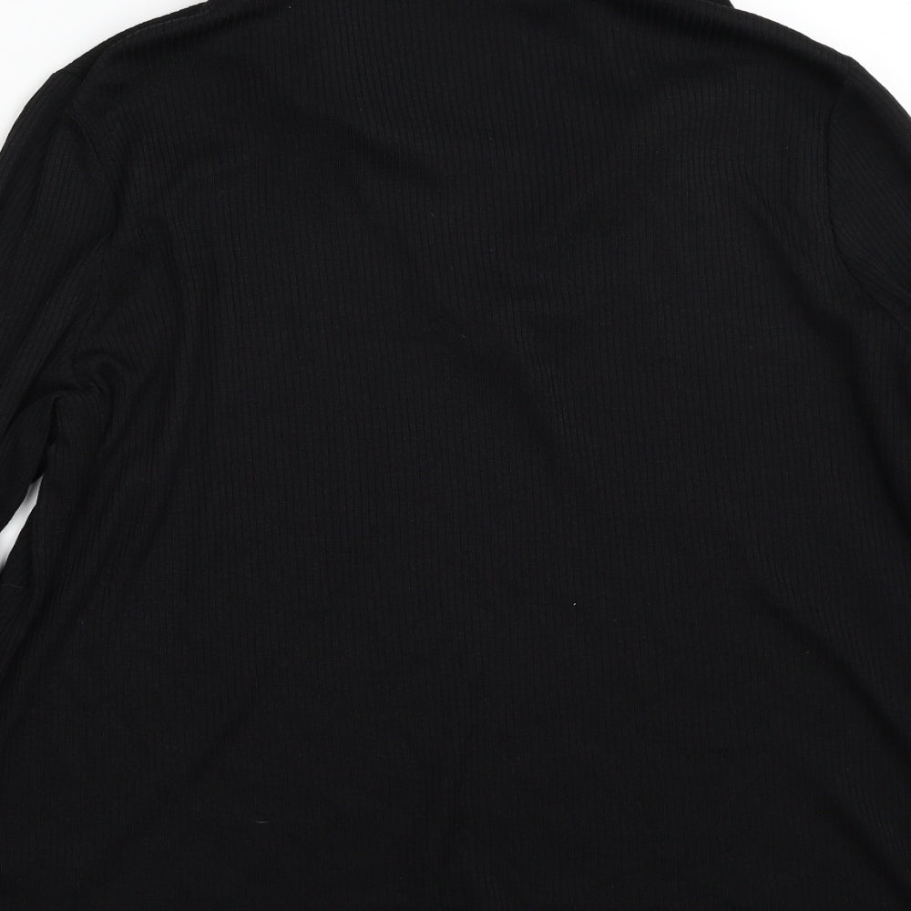 Marks and Spencer Womens Black Polyester Pullover Sweatshirt Size 18 Pullover