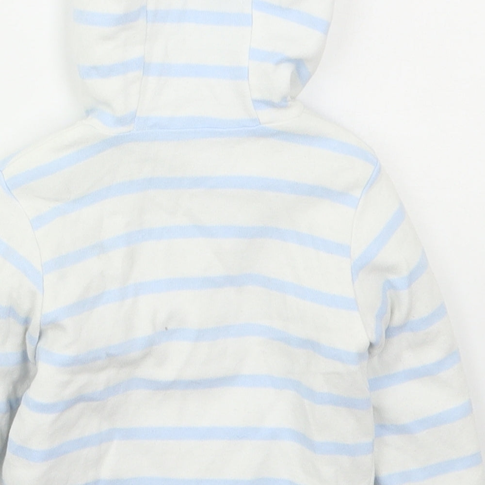 Debenhams Boys Blue Striped Jacket Size 3-6 Months Button - Junior J