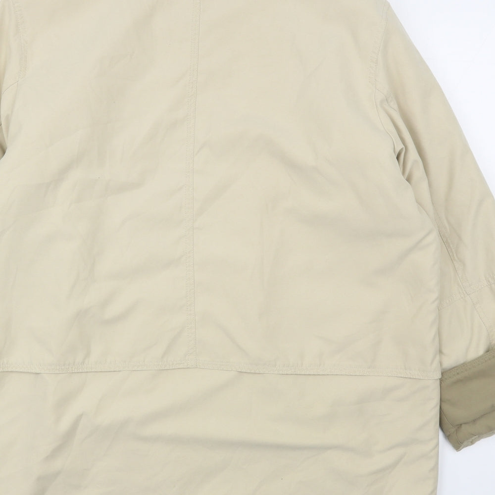 Dunnes Stores Womens Beige Jacket Size 16 Zip