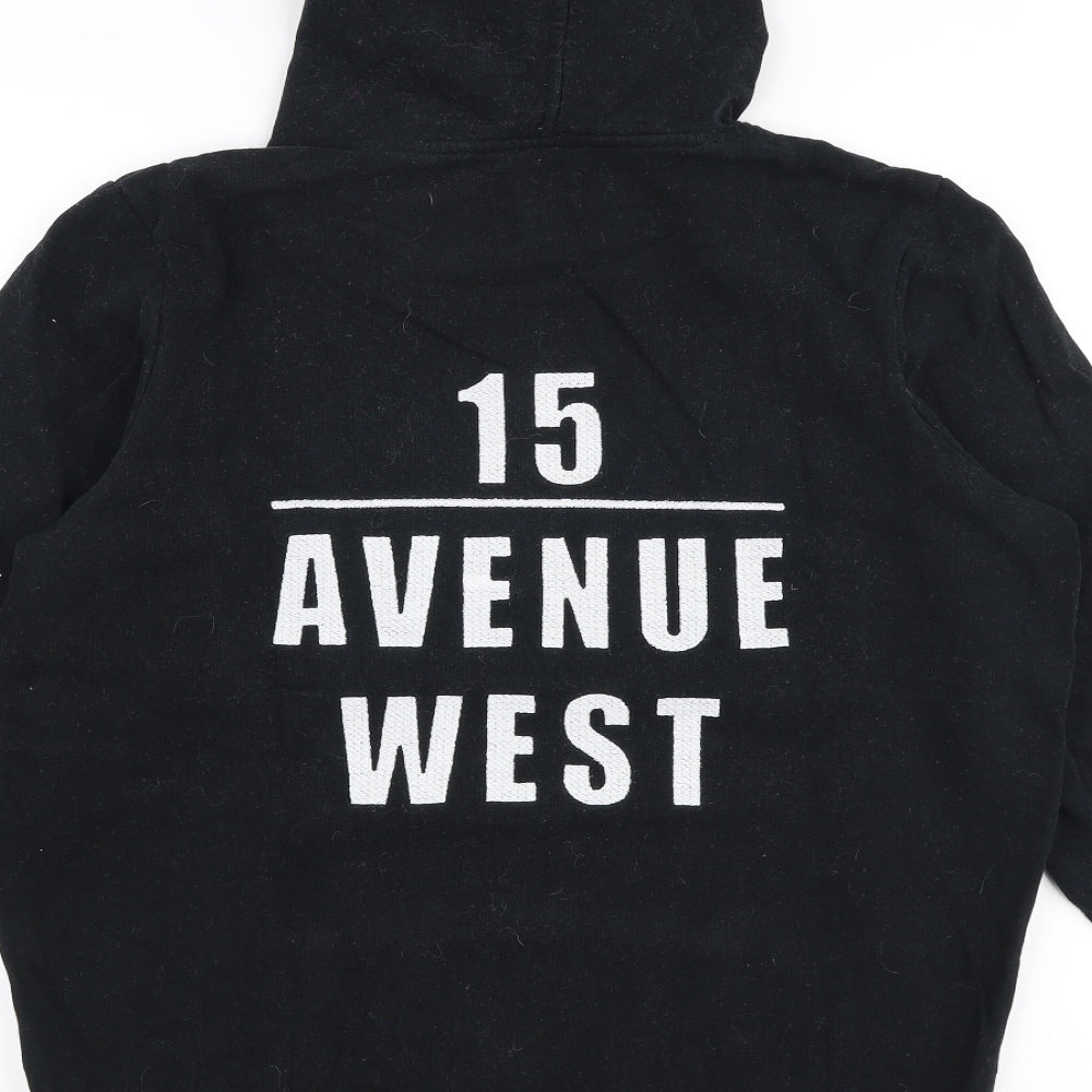 NEXT Womens Black 100% Cotton Pullover Hoodie Size 12 Pullover - 15th avenue