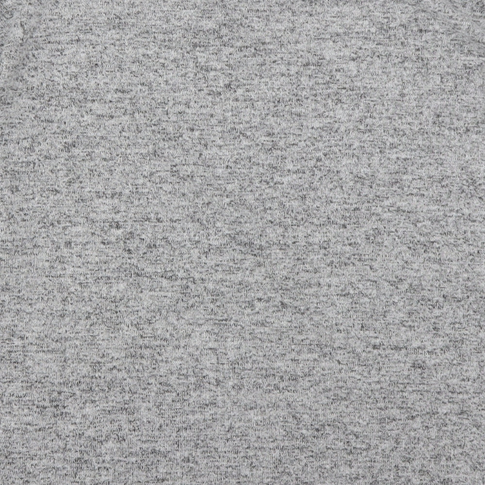 Peacocks Womens Grey Round Neck Viscose Pullover Jumper Size 10