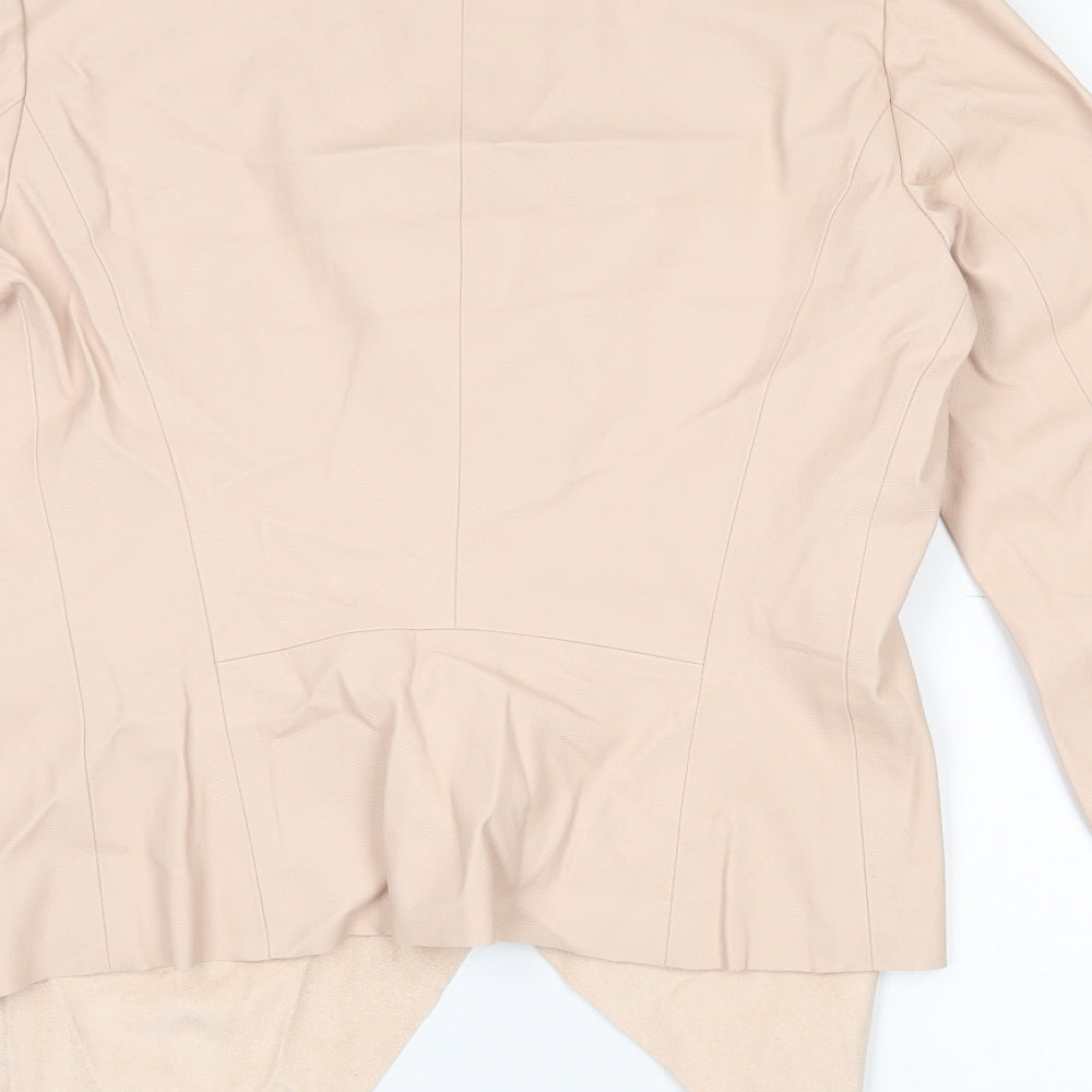 Zara Womens Pink Jacket Size M Tie