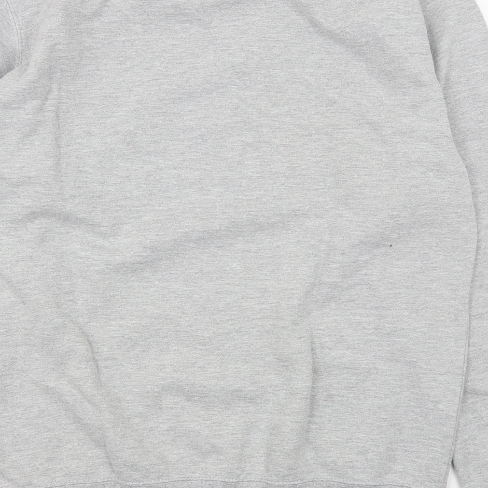 Preworn Womens Grey Cotton Pullover Sweatshirt Size L Pullover
