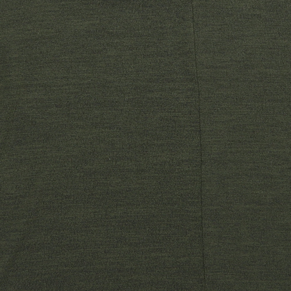 New Look Womens Green Boat Neck Polyester Pullover Jumper Size S