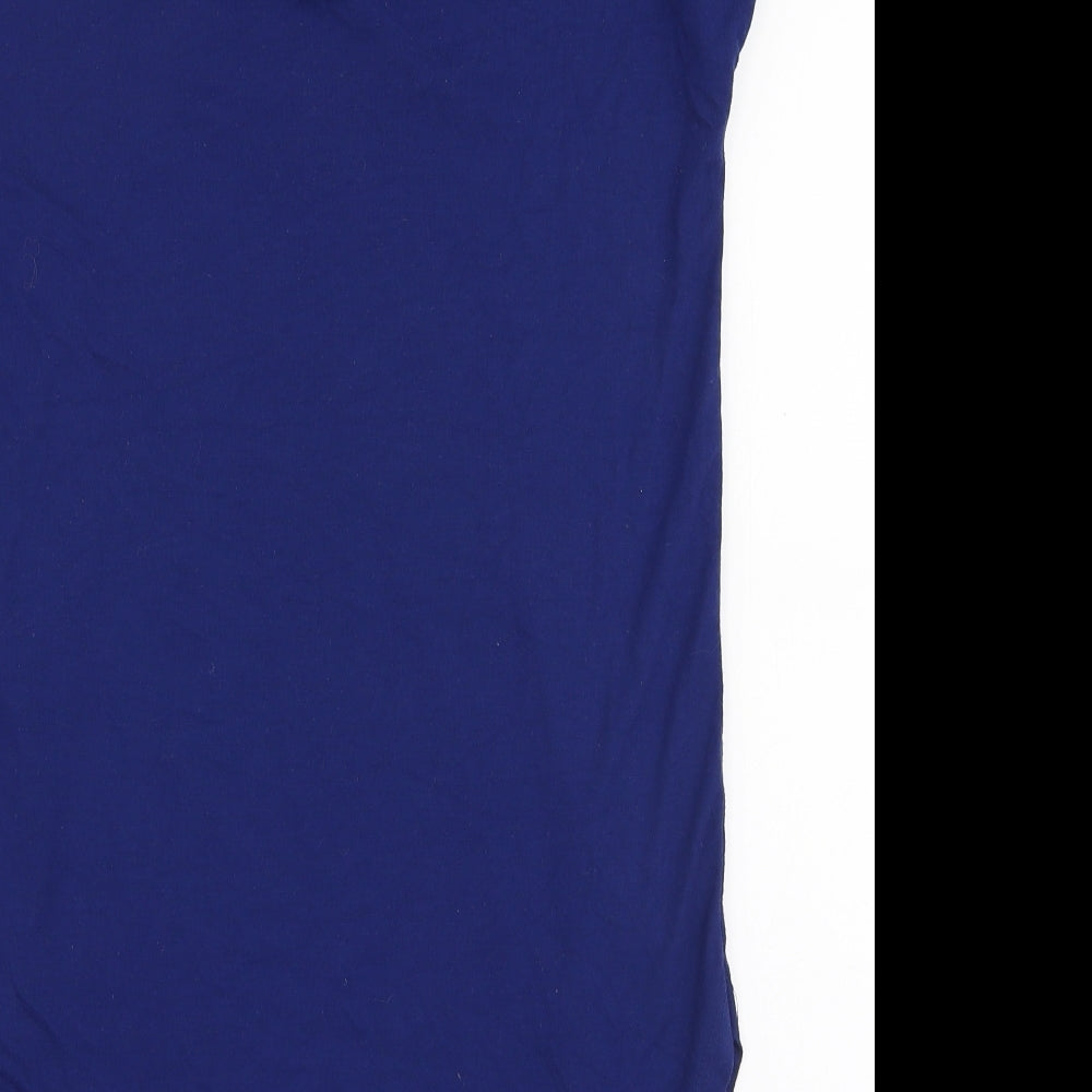 Primark Womens Blue Polyester Jersey T-Shirt Size XS Round Neck - Paris