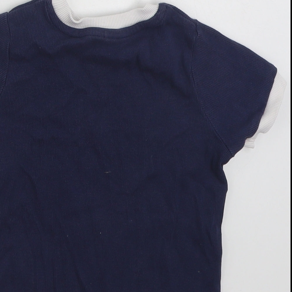 George Boys Blue Cotton Pullover Sweatshirt Size 2-3 Years Pullover