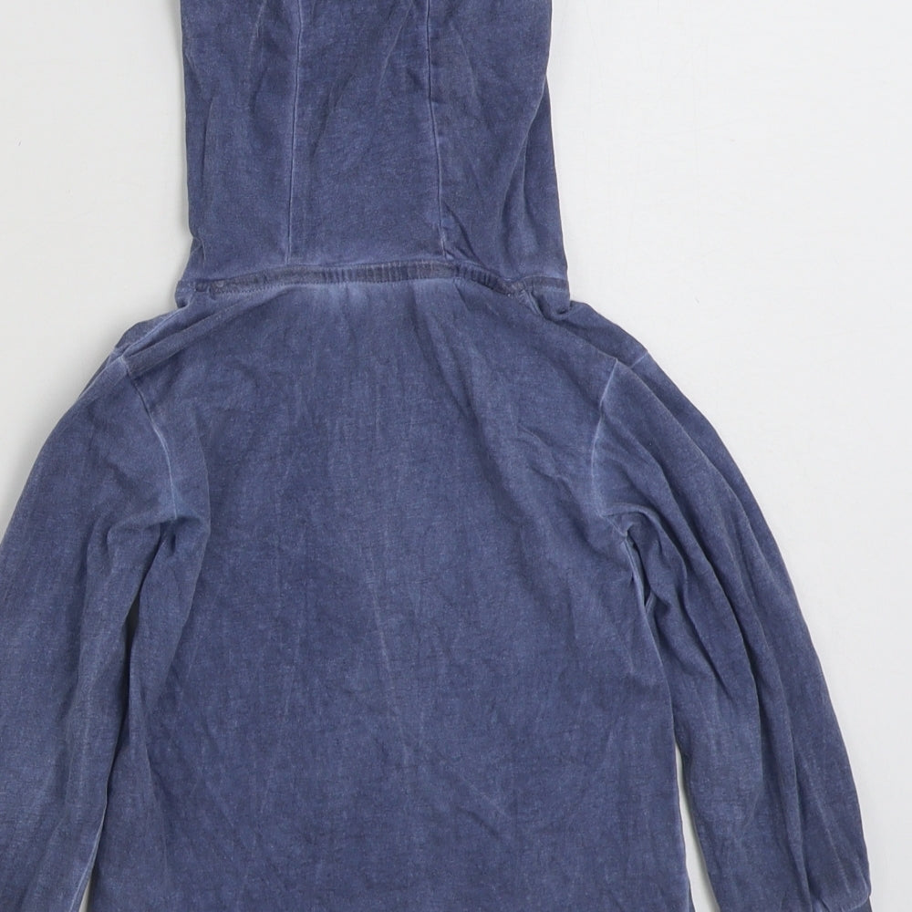 Matalan Boys Blue 100% Cotton Pullover Hoodie Size 2-3 Years Pullover - Adventure Crew