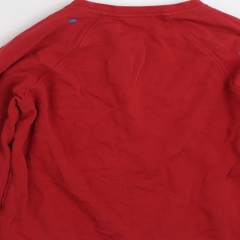 NEXT Womens Red 100% Cotton Pullover Sweatshirt Size XS Pullover - Michigan