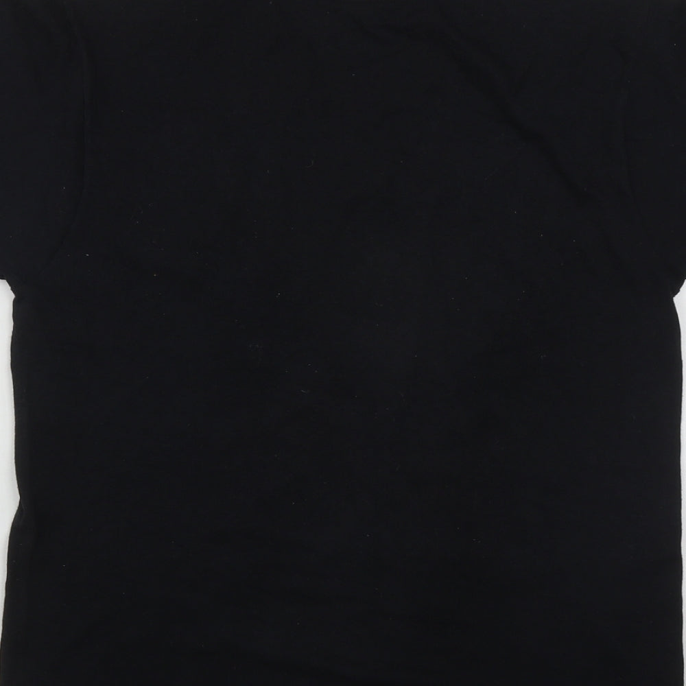 Screen Stars Womens Beige Polyester Basic T-Shirt Size S Round Neck - Bear