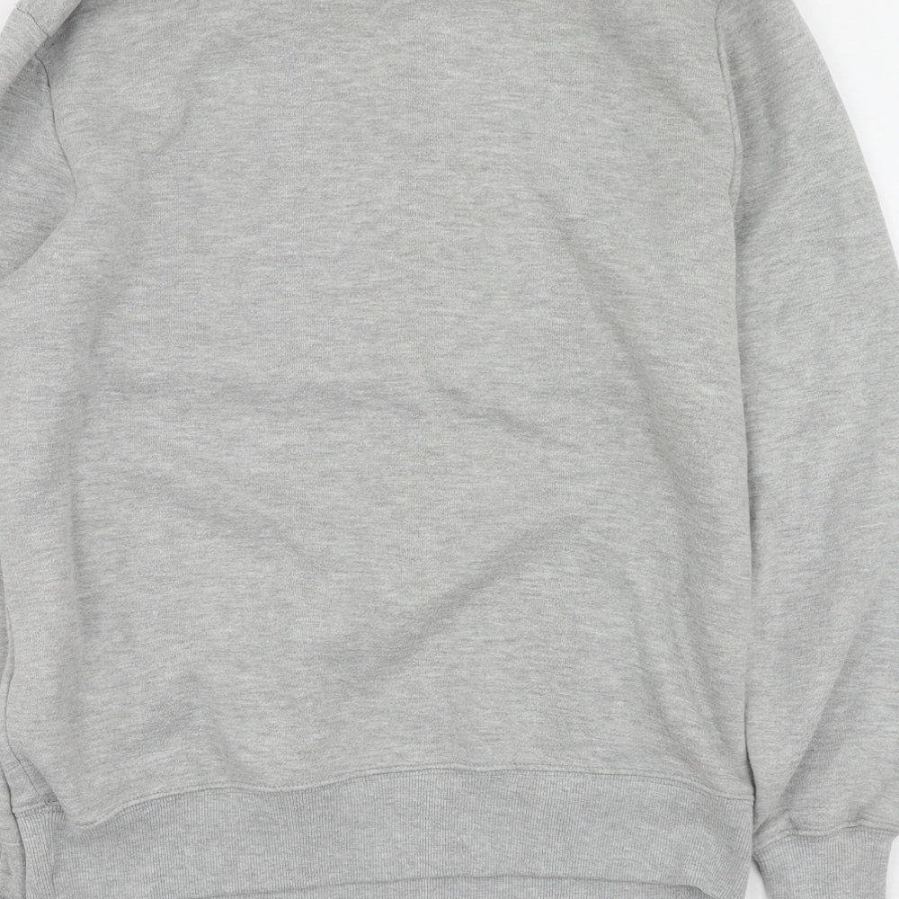 Peacocks Mens Grey Polyester Pullover Sweatshirt Size S
