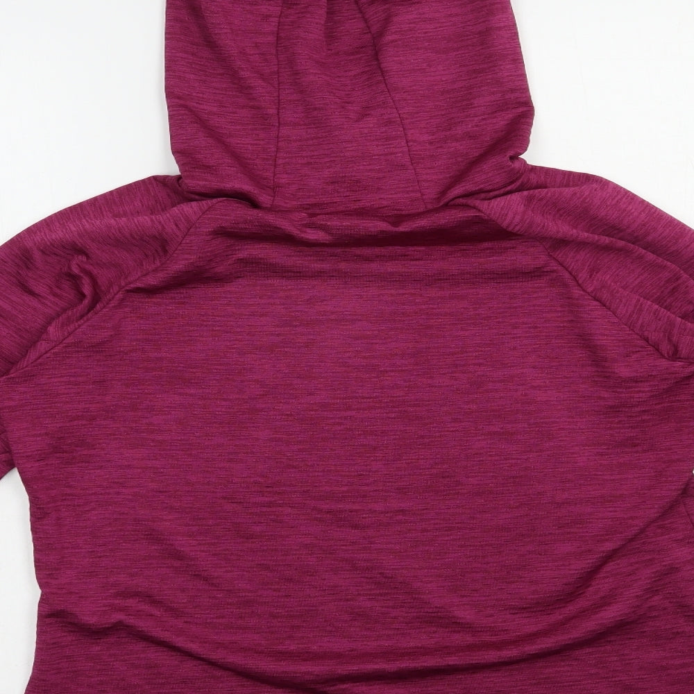 Dunnes Stores Womens Purple Polyester Pullover Hoodie Size S Pullover