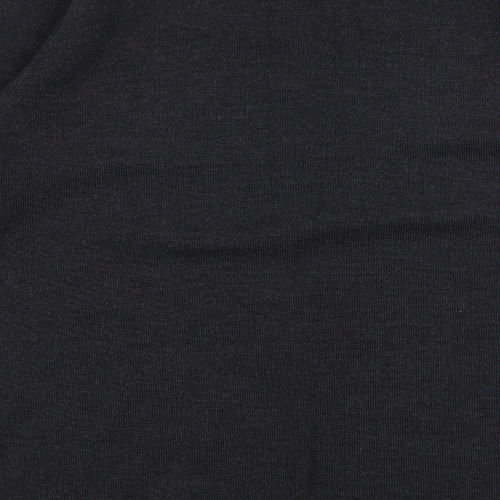 Preworn Womens Grey Round Neck Polyester Pullover Jumper Size M