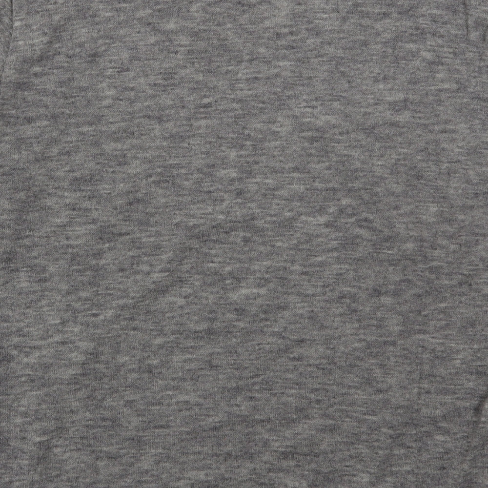 AOWO73 Womens Grey Polyester Pullover Sweatshirt Size M Pullover