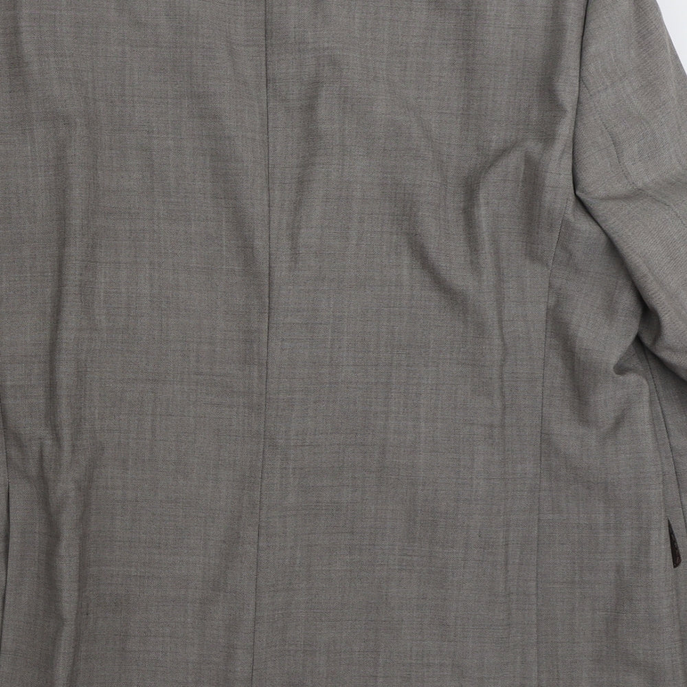 Marks and Spencer Mens Grey Wool Jacket Suit Jacket Size 46