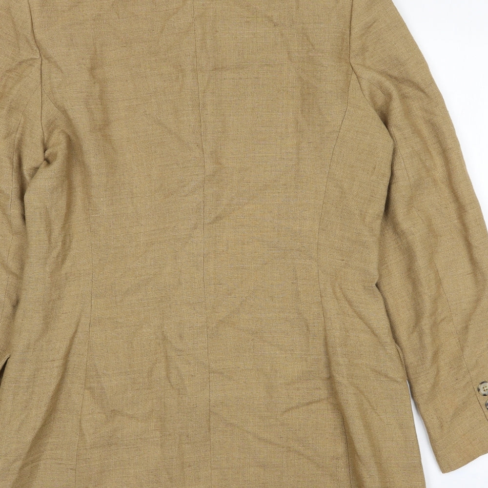 Principles Mens Brown Viscose Jacket Blazer