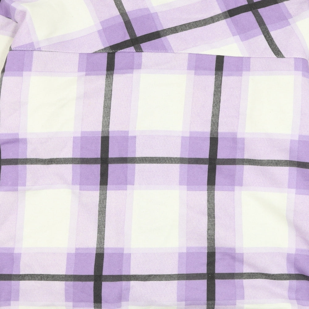 Preworn Womens Ivory Check Jacket Size S Button