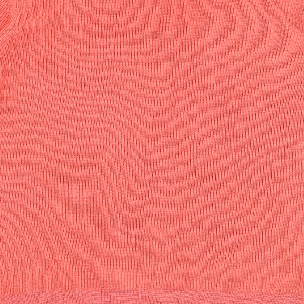 Marks & Spencer Womens Pink Round Neck Viscose Pullover Jumper Size 16
