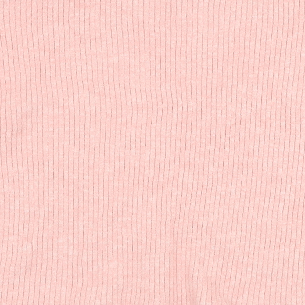 H&M Womens Pink Viscose Pullover Sweatshirt Size S Pullover
