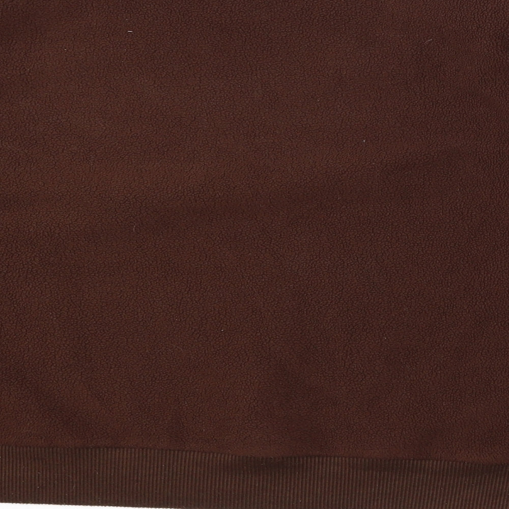 SheIn Womens Brown Polyester Pullover Sweatshirt Size M