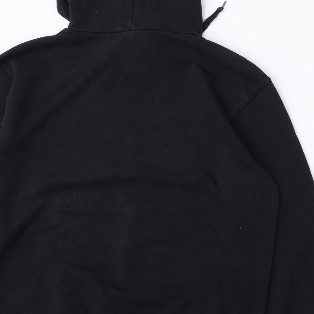 B&C Collection Womens Black Cotton Pullover Hoodie Size L - Sherlock