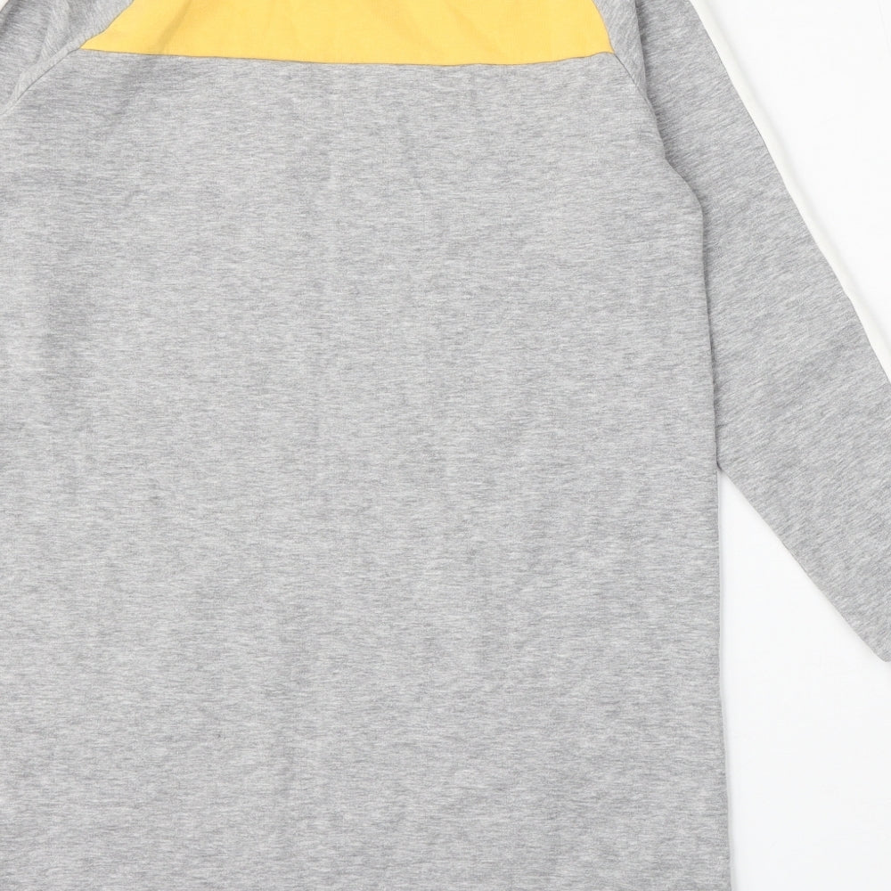 Nutmeg Girls Grey Cotton Pullover Sweatshirt Size 10-11 Years