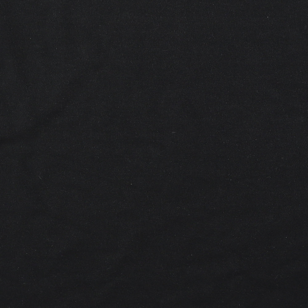 DASH Womens Black Polyester Pullover Sweatshirt Size L
