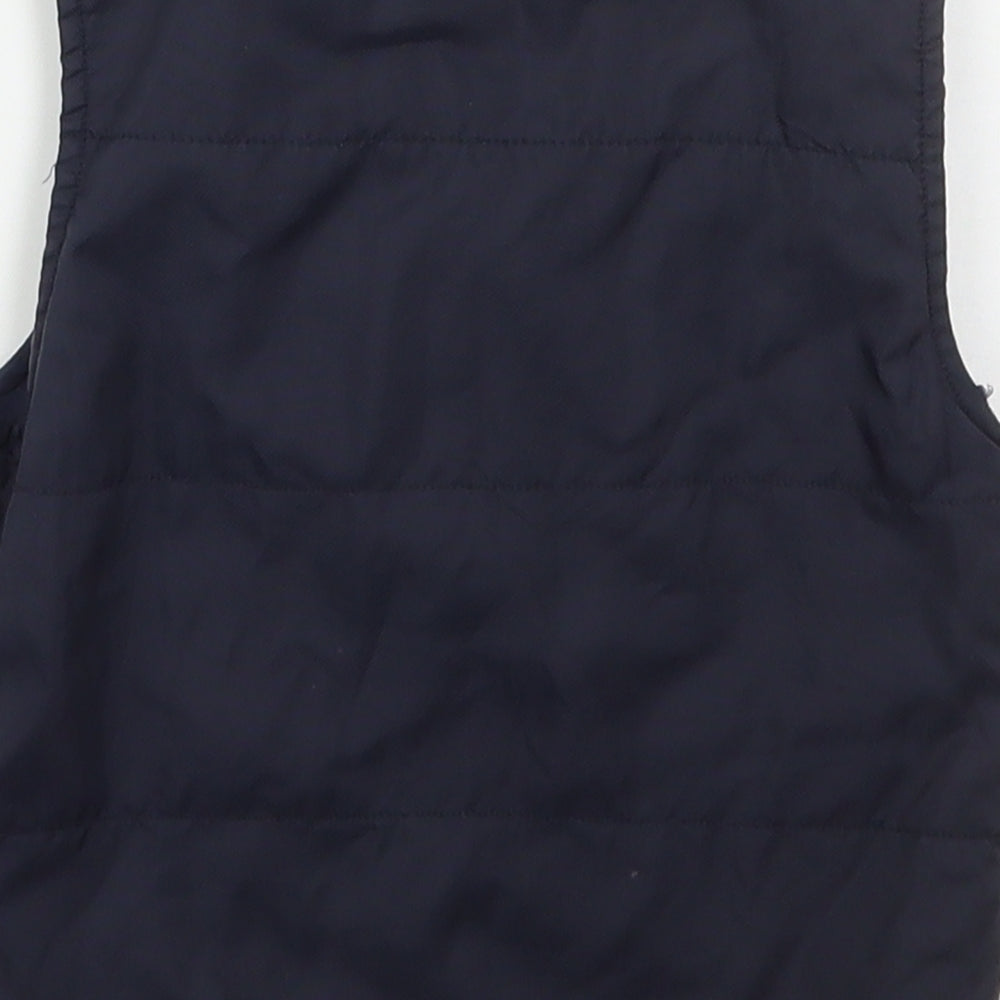 St Bernard Boys Blue Gilet Jacket Size 3-6 Months Zip