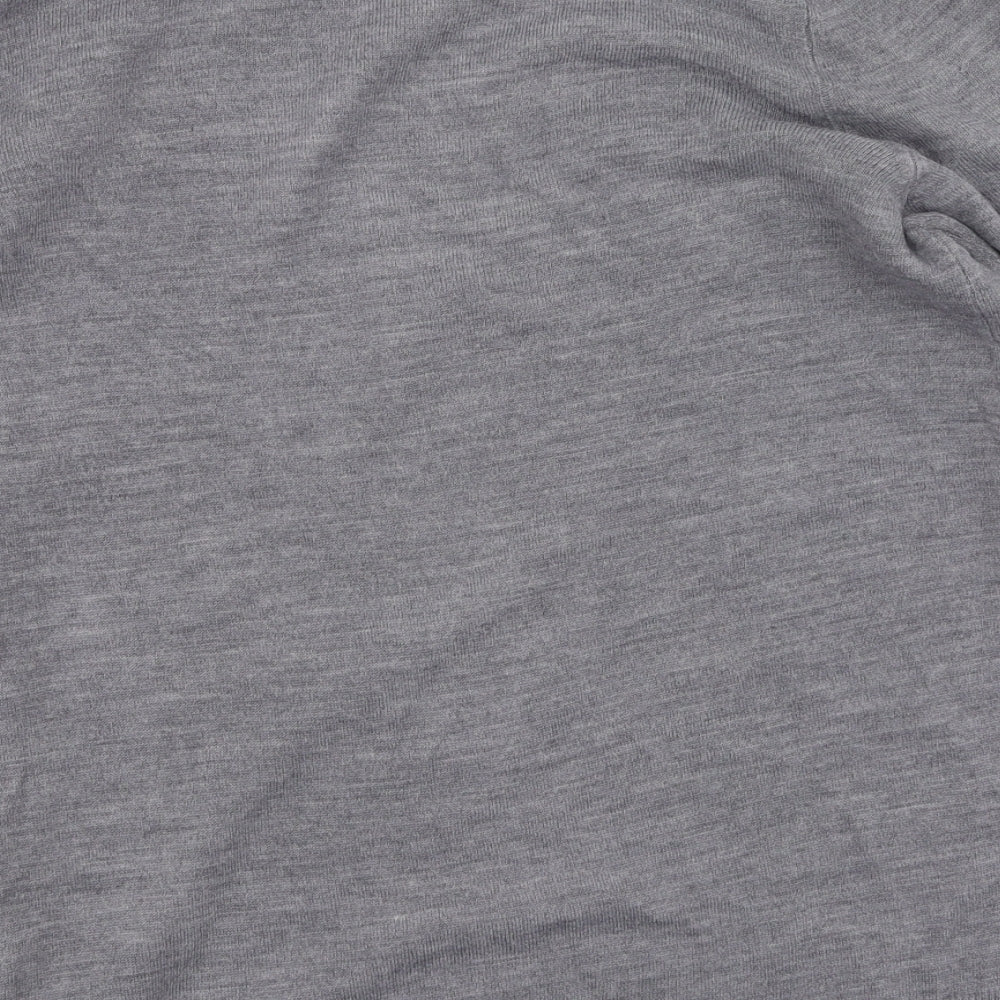 Primark Womens Grey Acrylic Pullover Sweatshirt Size S